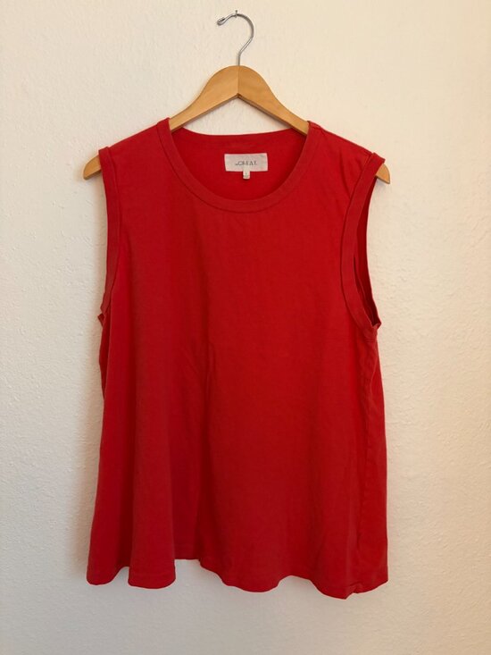 THE GREAT. Tops - The Great Womens Coral Tank 2